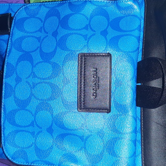 Coach Track Backpack in Signature Colorblock #C9837 - Picture 11 of 15